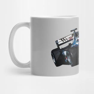 Mika Hakkinen F1 car Low Poly Mug